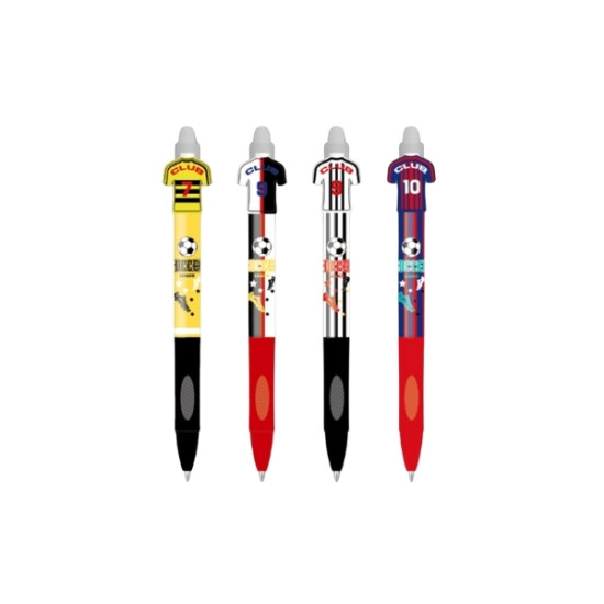 Στυλό Γράψε-Σβήσε 0,5mm Ποδοσφαιρικές Φανέλες 4 Σχέδια Display 36