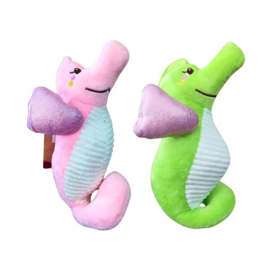 Λούτρινος Ιππόκαμπος 26cm Διάφορα Χρώματα