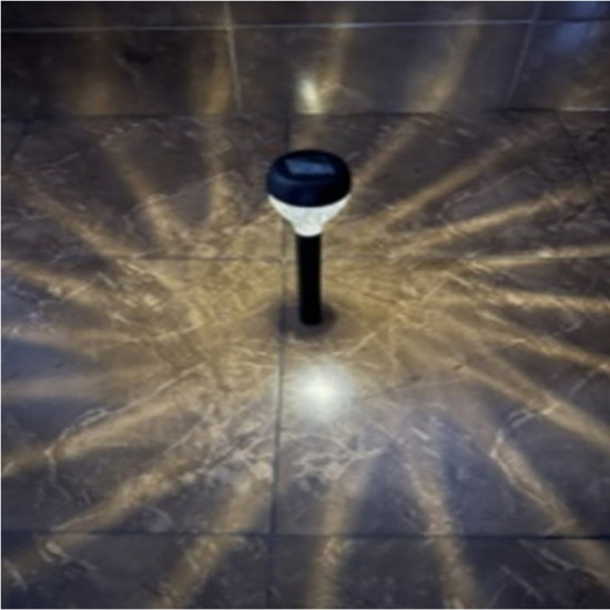 Ηλιακό Φανάρι Μαύρο 24cm Σ10