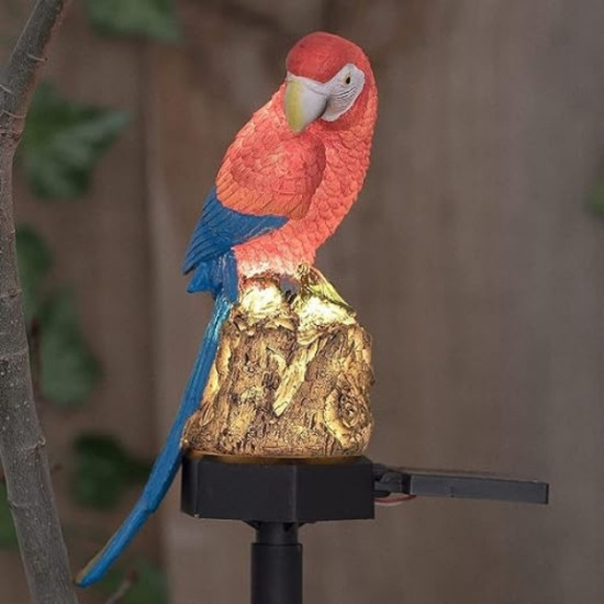 Ηλιακό Φανάρι Στικ Παπαγάλος 30cm