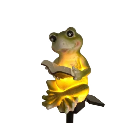 Ηλιακό Φανάρι Στικ Βάτραχος 27cm