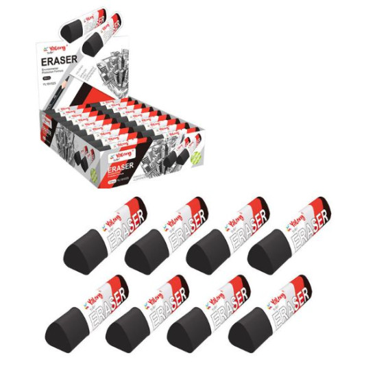 Γόμα Τριγωνική Μαύρη 4Β Display 32