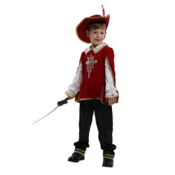 Αποκριάτικη Στολή Παιδική Σωματοφύλακας Κόκκινος M (4-6)