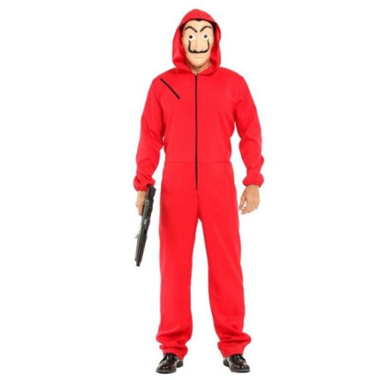 Αποκριάτικη Στολή Ανδρική Ληστής Κόκκινος - One Size