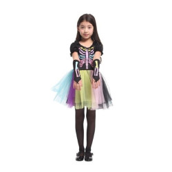 Αποκριάτικη Στολή Παιδική Σκελετός Πολύχρωμος M (4-6)