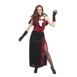 Αποκριάτικη Στολή Γυναικεία Βαμπίρ Μαύρο-Κόκκινο - One Size