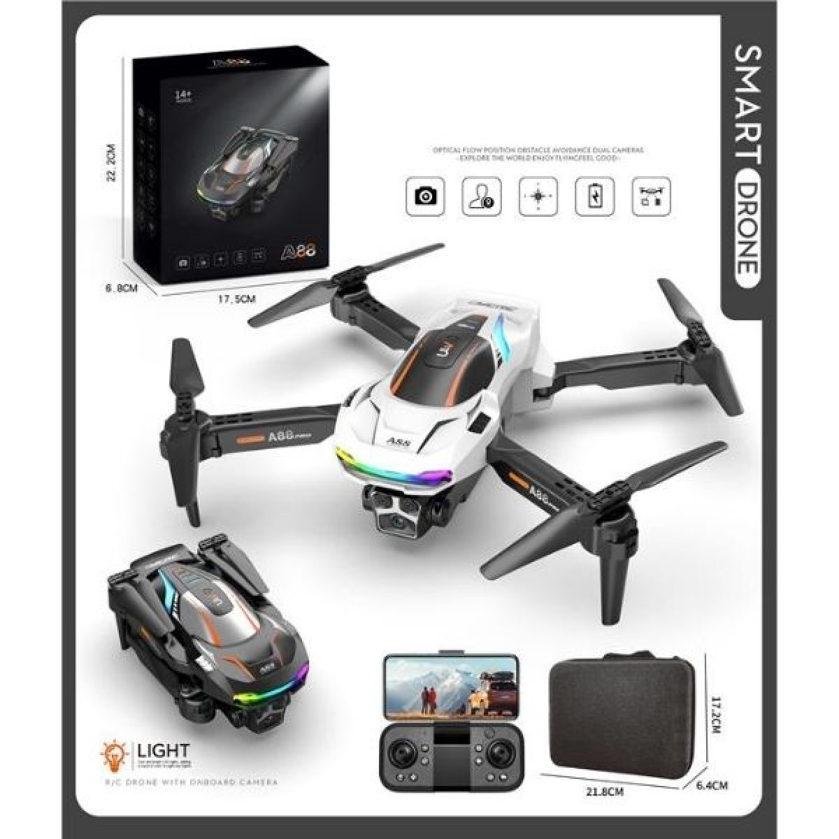 Drone Α88 2.4GHz Με Κάμερα