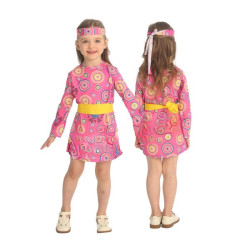 Αποκριάτικη Στολή Παιδική Χίπισσα XS (2-3)