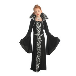 Αποκριάτικη Στολή Παιδική Βαμπίρ Μαύρο-Λευκό XL (10-12)