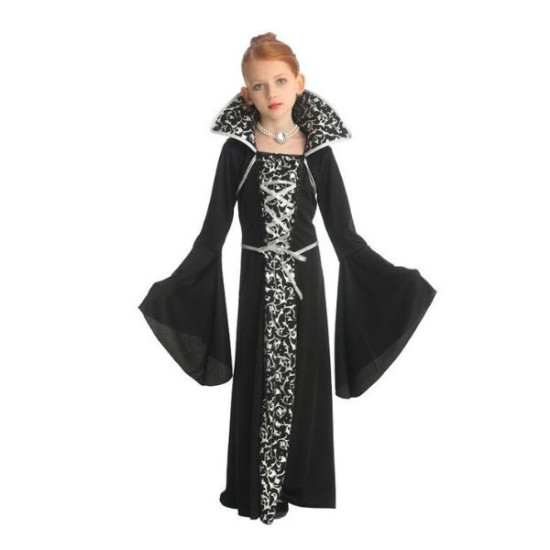 Αποκριάτικη Στολή Παιδική Βαμπίρ Μαύρο-Λευκό XL (10-12)