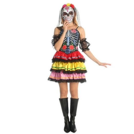 Αποκριάτικη Στολή Γυναικεία Day Of The Dead - One Size