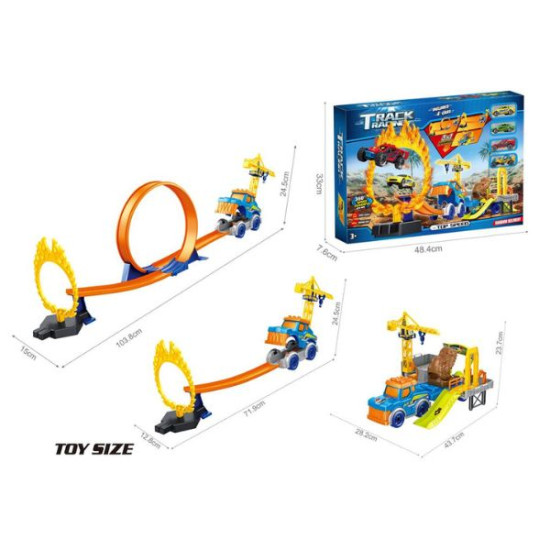 Πίστα Αυτοκινήτων Με 4 Οχήματα