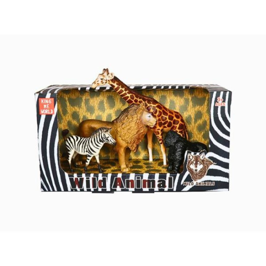 Σετ Παιχνιδιού Με Άγρια Ζώα 4τμχ