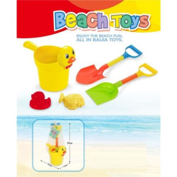 Σετ Άμμου-Θάλλασας Κουβαδάκι-Παπάκι & 4 Αξεσουάρ