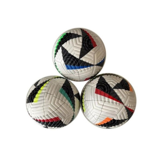 Μπάλα Ποδοσφαίρου Νο 5 Τρίγωνα Διάφορα Χρώματα 22cm
