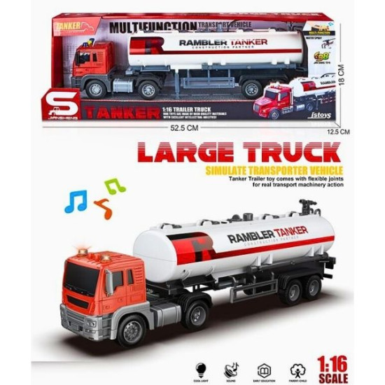 Όχημα Βυτιοφόρο 1:16 Με Ήχο Και Φως