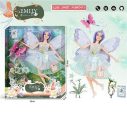 Κούκλα Μανεκέν 29cm Νεράιδα Με Πεταλούδα