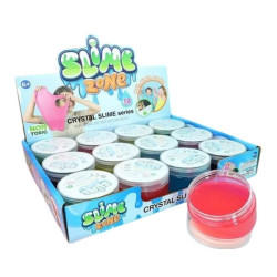 Χλαπάτσα Slime Σε Βαζάκι 100gr Διάφορα Χρώματα Display 12