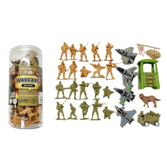 Σετ Στρατιωτάκια, Οχήματα & Αξεσουάρ 28τμχ
