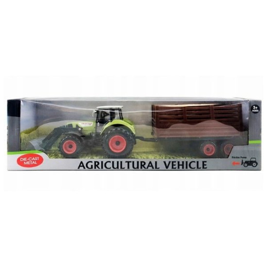 Τρακτέρ Friction Με Καρότσα & Ξύλα