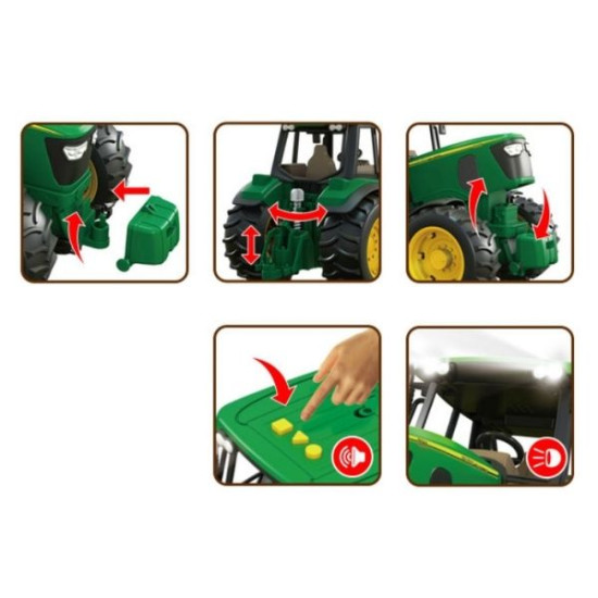 Τρακτέρ Friction Με Εκσκαφέα, Ήχο & Φως 39cm