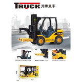 Όχημα Κλαρκ 31cm Friction Με Παλέτα, Ήχο & Φως