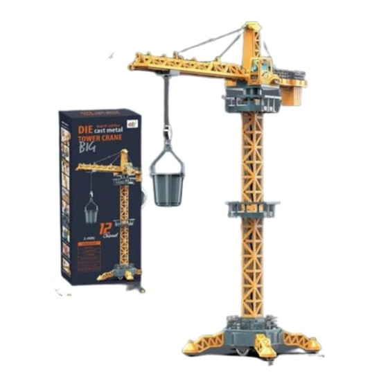 Τηλεκατευθυνόμενος Γερανός Εργοταξίου 85cm Με Ήχο & Φως