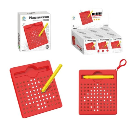 Μαγνήτικός Πίνακας Σχεδίασης Με Μπίλιες Τετράγωνος 11x9cm  Display 24