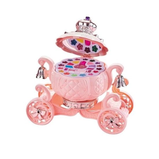 Παιδικό Σετ Μακιγιάζ Βαλιτσάκι-Άμαξα Με Καθρέφτη