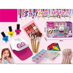 Παιδικό Σετ Ομορφιάς Με Σκιές, Φουρνάκι, Βερνίκια & Αξεσουάρ