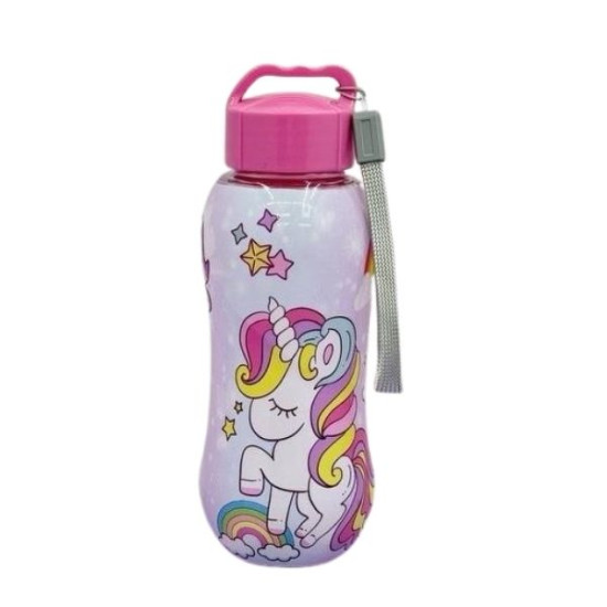 Παγούρι Παιδικό Μονόκερος Με Λουράκι 350ml