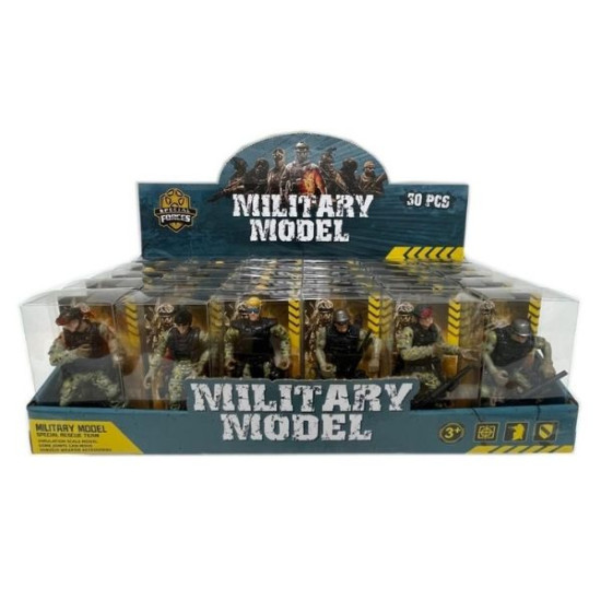 Φιγούρα Στρατιώτης 10cm Με Εξοπλισμό Διάφορα Σχέδια Display 30