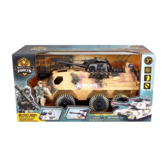 Στρατιωτικό Όχημα Με Φιγούρα Στρατιώτη