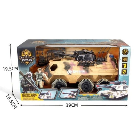 Στρατιωτικό Όχημα Με Φιγούρα Στρατιώτη