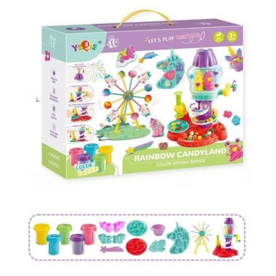 Πλαστελίνες Σετ Μηχανή Για Γλυκίσματα Διάφορα Χρώματα & Καλούπια