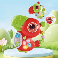 Βρεφικό Παιχνίδι Δραστηριοτήτων Με Μουσική Παπαγάλος 2 Χρώματα