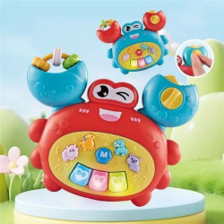 Βρεφικό Παιχνίδι Δραστηριοτήτων Με Μουσική Καβουράκι 2 Χρώματα