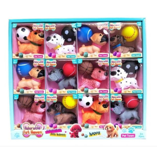 Σκυλάκι Μινιατούρα Με Μπάλα Διάφορα Σχέδια Display 12