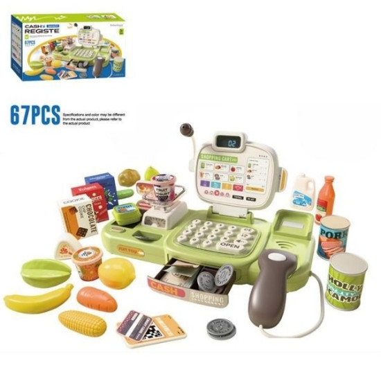 Ταμειακή Μηχανή Με Σκάνερ, Ψώνια & Χρήματα 67τμχ