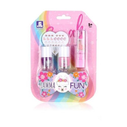 Παιδικό Σετ Μακιγιάζ Με Κραγιόν, Βερνίκια & Αυτοκόλλητα