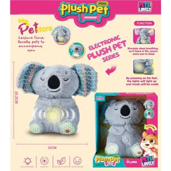 Λούτρινο Κοάλα 26cm Με Ήχους Ύπνου, Μουσική & Φως