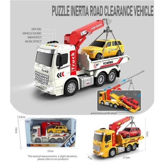 Γερανός Αυτοκινήτων 1:16 Friction  Με Όχημα, Ήχο & Φως