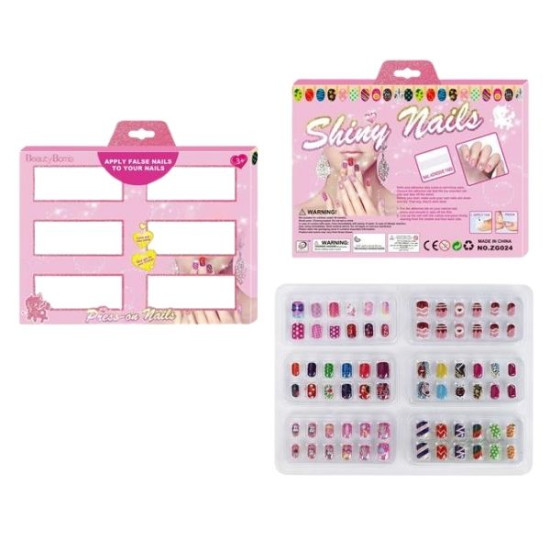 Αυτοκόλλητα Νύχια Παιδικά Διάφορα Σχέδια 72τμχ