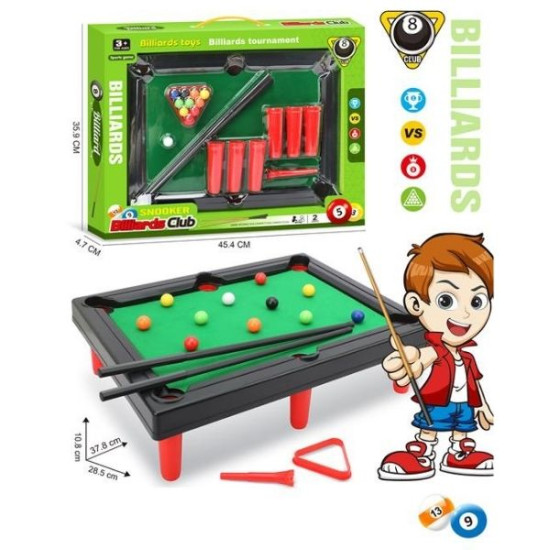Παιδικό Μπιλιάρδο Επιτραπέζιο 38x29x11cm