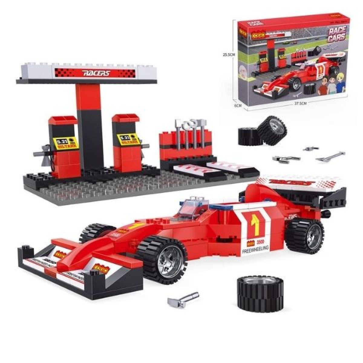 Τουβλάκια Formula 1 Με Συνεργείο 218τμχ