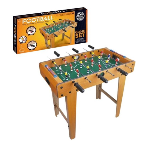 Ποδοσφαιράκι Ξύλινο Με Πόδια 69x37x32cm