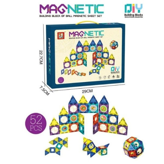 Τουβλάκια Μαγνητικά 52τμχ