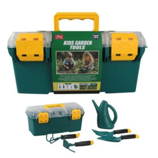 Παιχνίδι Σετ Εργαλείων Κήπου Με Εργαλειοθήκη 6τμχ