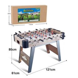 Ποδοσφαιράκι Ξύλινο Με Πόδια 121x61x80cm