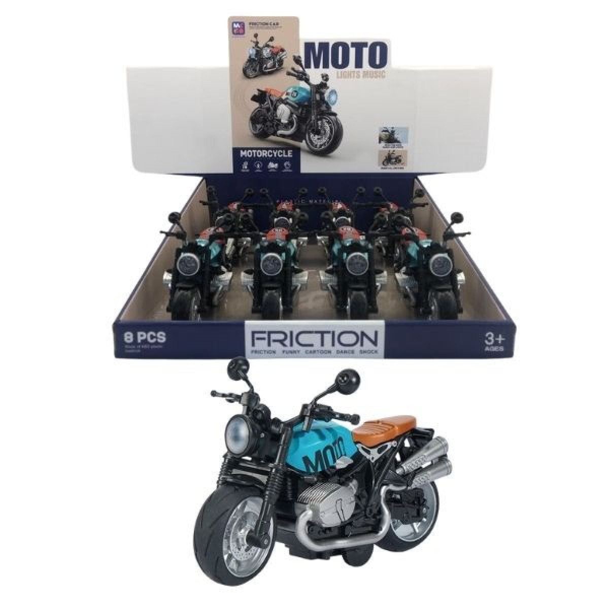 Μηχανή Friction 11cm Με Ήχο & Φως Display 8